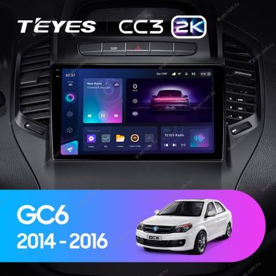 Штатная магнитола Teyes CC3 2K 6/128 Geely GC6 1 (2014-2016)