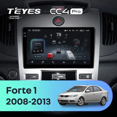 Штатная магнитола Teyes CC4 Pro 12/256 Kia Forte 1 (2008-2013) F2