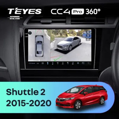 Штатная магнитола Teyes CC4 Pro 360 12/256 Honda Shuttle 2 (2015-2020) Правый руль