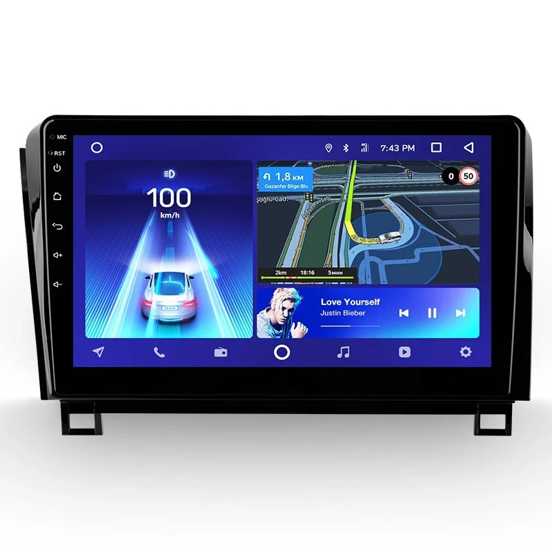 Переходная рамка Toyota Tundra XK50 (2007-2013) / Sequoia XK60 (2008-2017) (10")