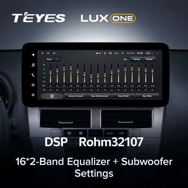 Штатная магнитола Teyes LUX ONE 4/32 Toyota Harrier XU30 (2003-2013) Тип-B