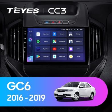 Штатная магнитола Teyes CC3 4/32 Geely GC6 (2016-2019)