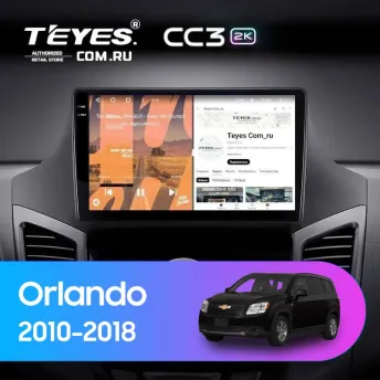 Штатная магнитола Teyes CC3 2K 360 6/128 Chevrolet Orlando (2010-2018)