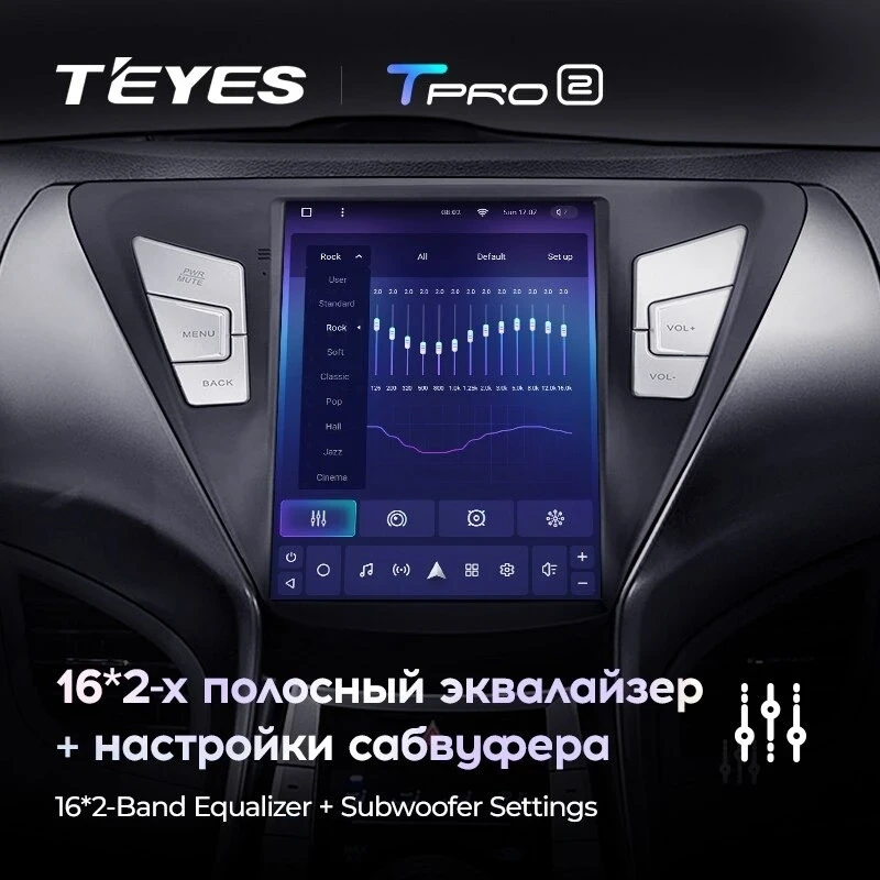 Штатная магнитола Tesla style Teyes TPRO 2 3/32 Hyundai Elantra 5 JK GD MD UD (2011-2015) F2