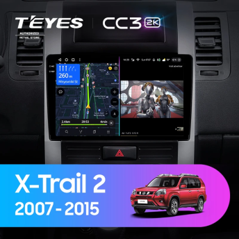 Штатная магнитола Teyes CC3 2K 4/32 Nissan X-Trail T31 (2007-2015)