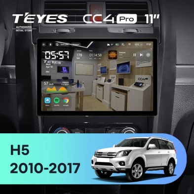 Штатная магнитола Teyes CC4 Pro 12/256 Great Wall Hover H5 (2010-2017) (11")