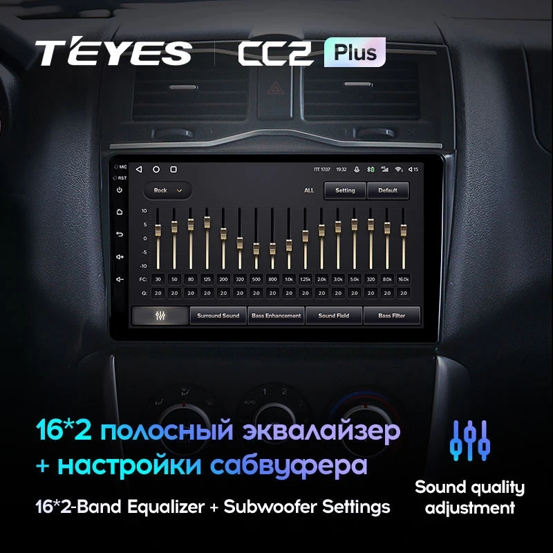 Штатная магнитола Teyes CC2L Plus 2/32 Lada Granta Cross (2018-2023)