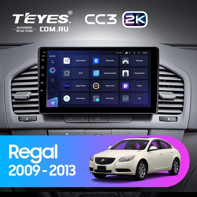 Штатная магнитола Teyes CC3 2K 4/64 Opel Insignia (2009-2013)