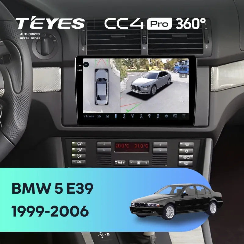 Штатная магнитола Teyes CC4 Pro 360 12/256 BMW 5 E39 (1999-2006)