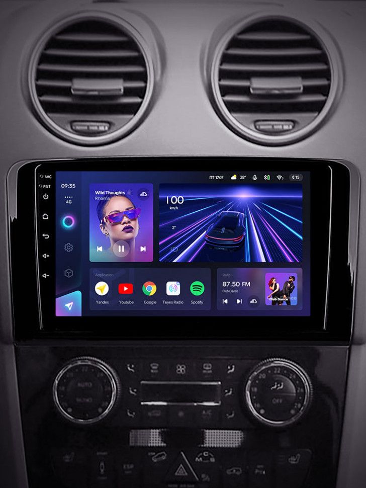 Штатная магнитола Teyes CC3 4/32 Mercedes-Benz GL-Class (2005-2009) F1