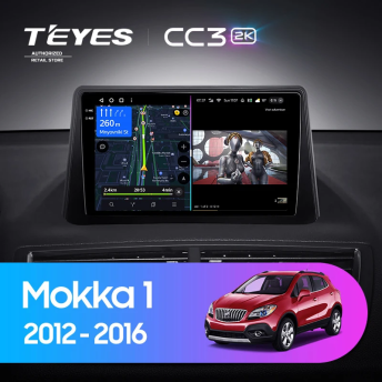 Штатная магнитола Teyes CC3 2K 360 6/128 Opel Mokka 1 (2012-2016)