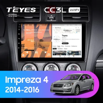 Штатная магнитола Teyes CC3L WiFi 2/32 Subaru Impreza 4 (2014-2016)