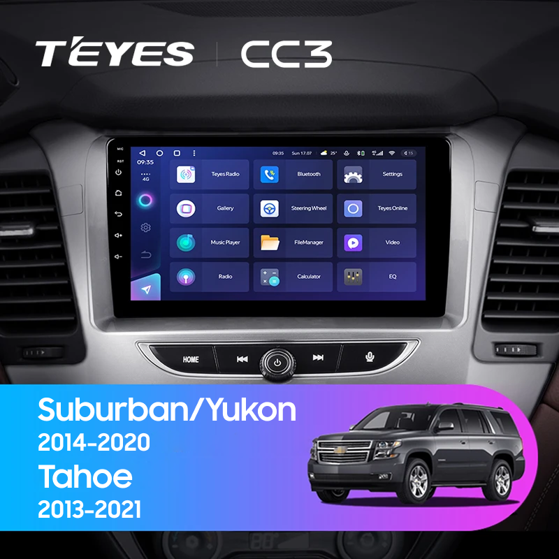 Штатная магнитола Teyes CC3 4/32 Chevrolet Tahoe K2UC (2013-2021)