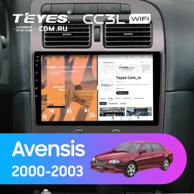 Штатная магнитола Teyes CC3L WiFi 2/32 Toyota Avensis 1 T220 (2000-2003)