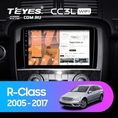 Штатная магнитола Teyes CC3L WiFi 2/32 Mercedes-Benz R-Class W251 R280 R300 R320 (2005-2017) F2