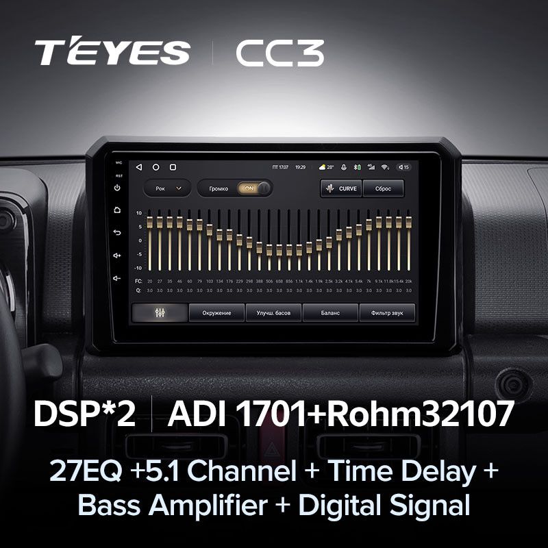 Штатная магнитола Teyes CC3 4/32 Suzuki Jimny JB64 (2018-2020)