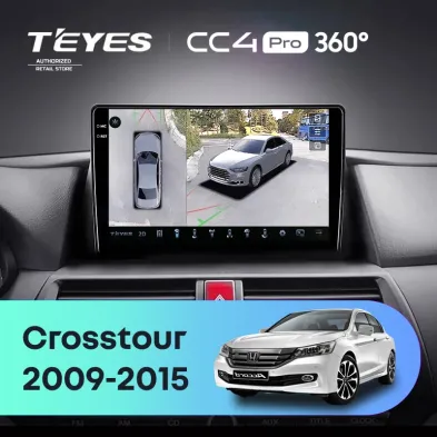 Штатная магнитола Teyes CC4 Pro 360 8/128 Honda Crosstour 1 TF (2009-2015)