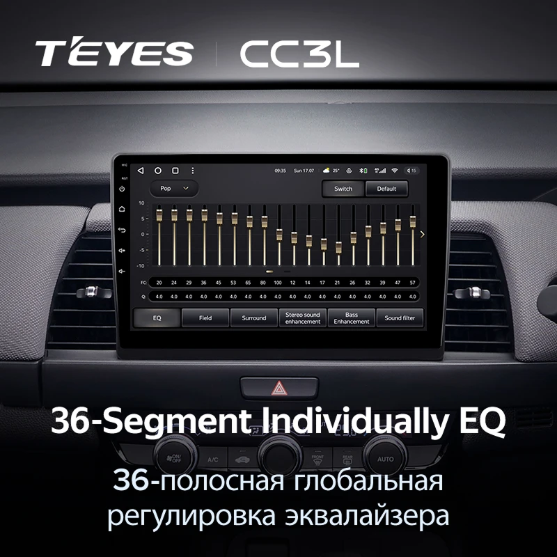 Штатная магнитола Teyes CC3L 4/64 Honda Jazz 4 (2020-2024) Тип-A Правый руль