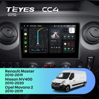 Штатная магнитола Teyes CC4 6/64 Renault Master (2010-2019) F1