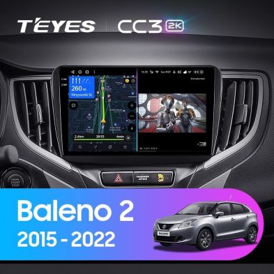 Штатная магнитола Teyes CC3 2K 6/128 Suzuki Baleno 2 (2015-2022)