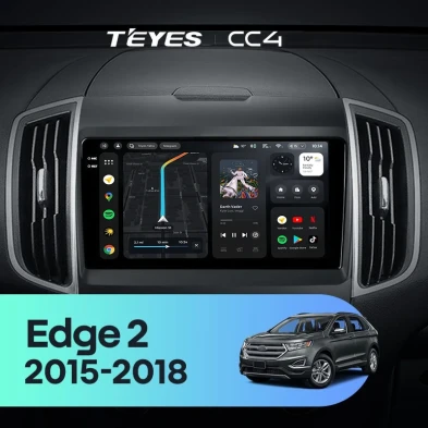 Штатная магнитола Teyes CC4 6/64 Ford Edge 2 (2015-2018) F2