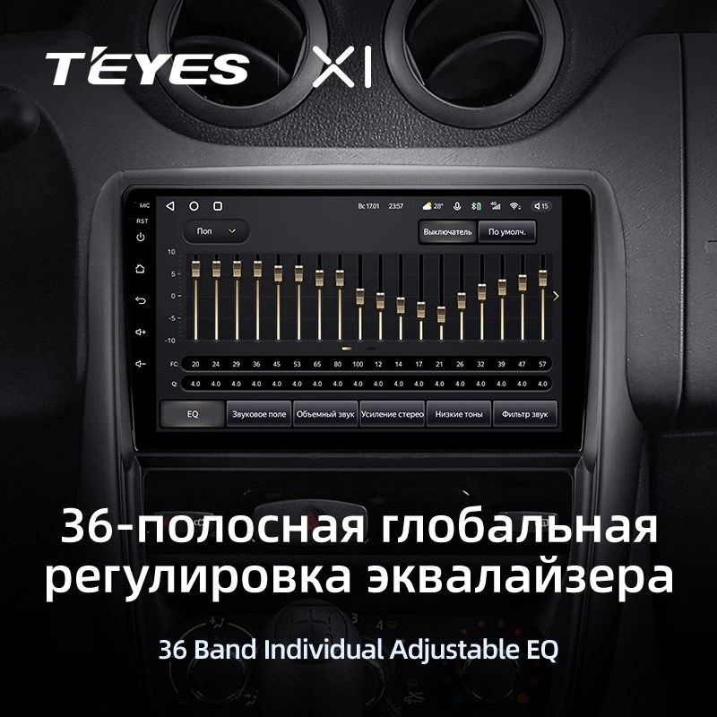 Штатная магнитола Teyes X1 4G 2/32 Renault Duster 1 (2010-2015)