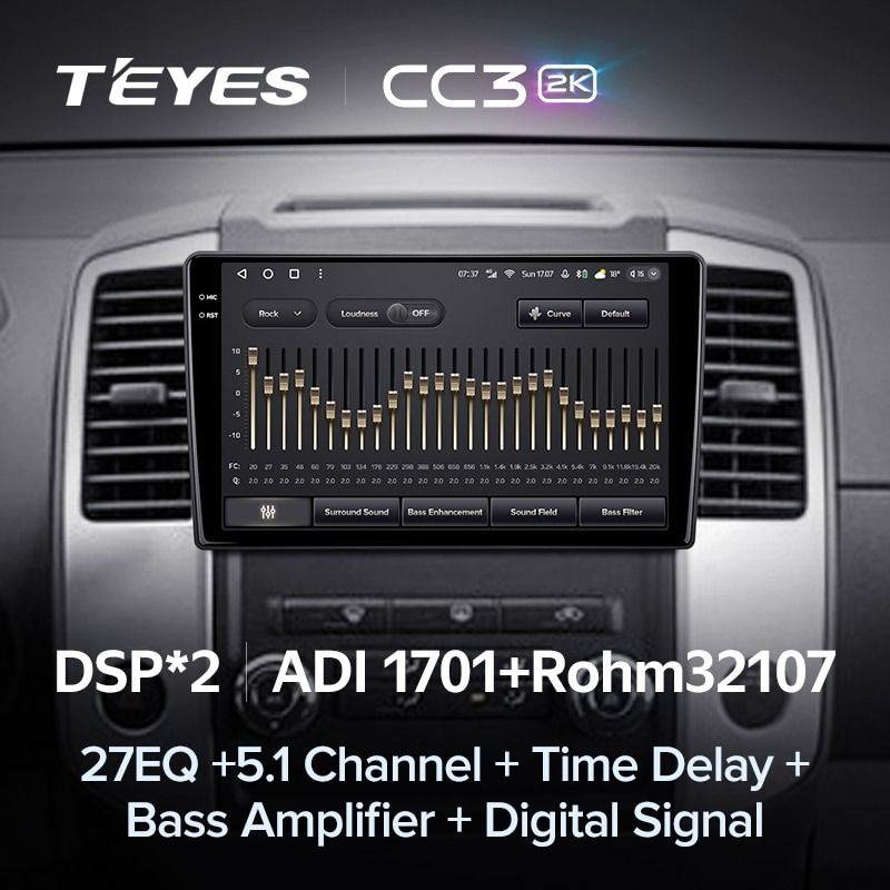 Штатная магнитола Teyes CC3 2K 4/32 Nissan Frontier (2009-2012)