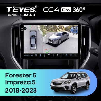 Штатная магнитола Teyes CC4 Pro 360 12/256 Subaru Impreza 5 (2018-2023)