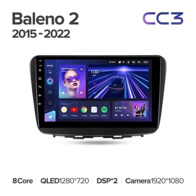 Штатная магнитола Teyes CC3L 4/32 Suzuki Baleno 2 (2015-2022)