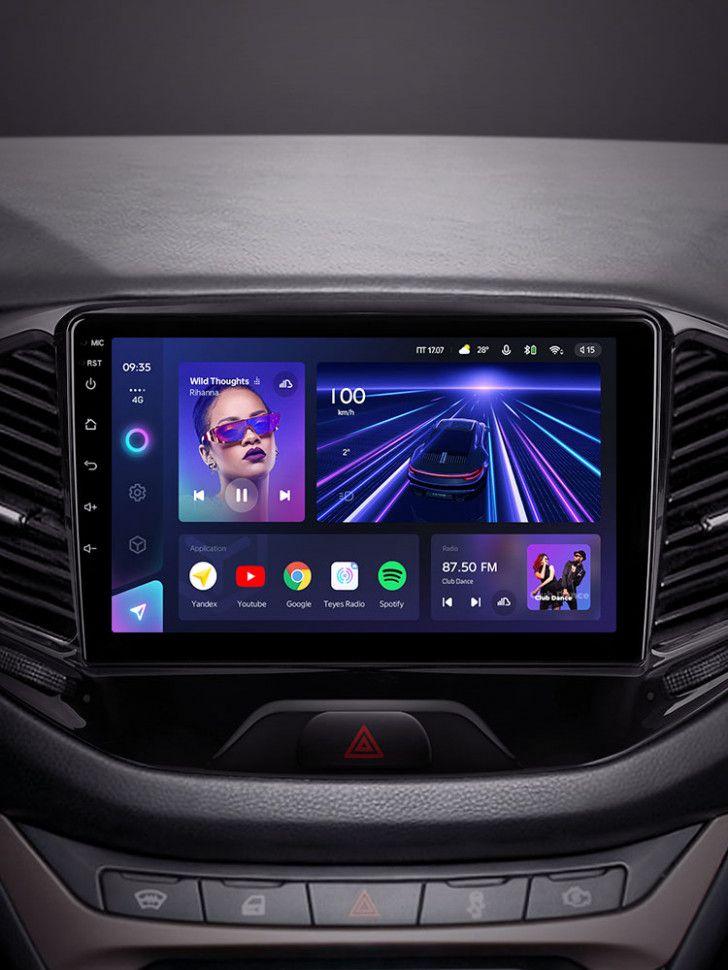 Штатная магнитола Teyes CC3 6/128 Lada Vesta Cross Sport (2015-2022) F1