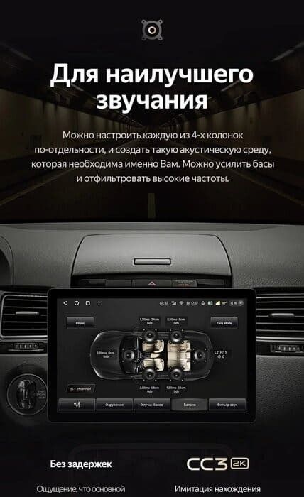 Штатная магнитола Teyes CC3 2K 4/64 Volkswagen Touareg FL NF (2010-2018) (13")