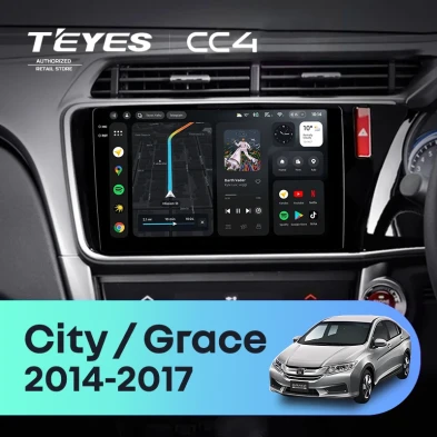 Штатная магнитола Teyes CC4 6/64 Honda Grace (2014-2017) Тип-B Правый руль