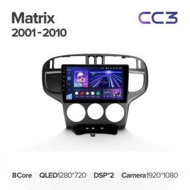 Штатная магнитола Teyes CC3L 4/64 Hyundai Matrix (2001-2010)