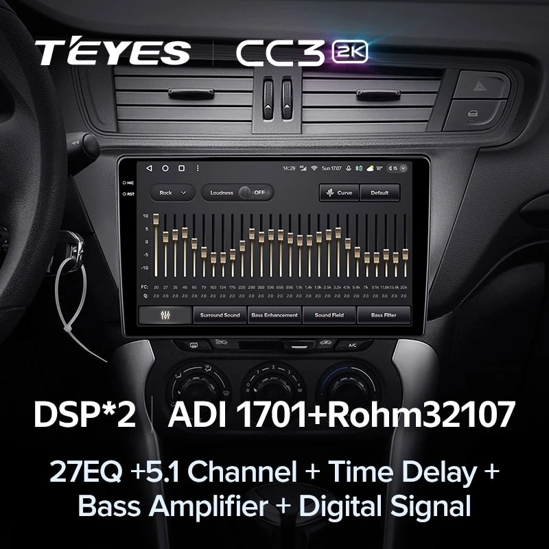 Штатная магнитола Teyes CC3 2K 6/128 Citroen C3-XR (2010-2018) F2