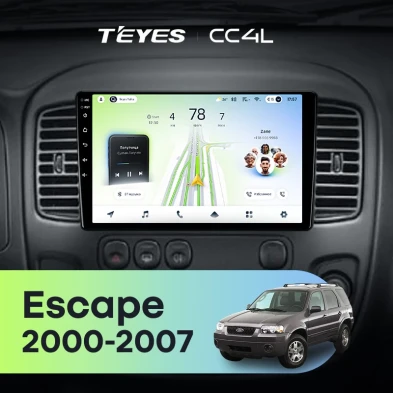 Штатная магнитола Teyes CC4L 6/64 Ford Escape (2000-2007)