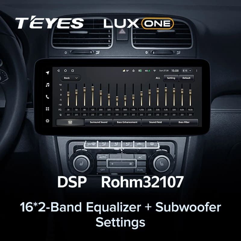 Штатная магнитола Teyes LUX ONE 4/32 Volkswagen Touran (2003-2015)