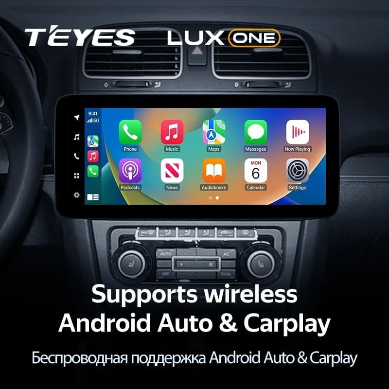 Штатная магнитола Teyes LUX ONE 4/32 Volkswagen Touran (2003-2015)