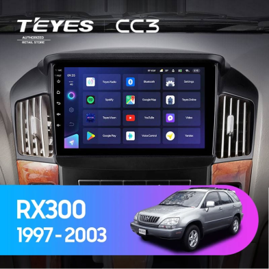 Штатная магнитола Teyes CC3 4/32 Lexus RX300 XU10 (1997-2003) F2