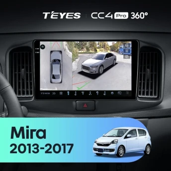 Штатная магнитола Teyes CC4 Pro 360 8/128 Daihatsu Mira eS (2013-2017)