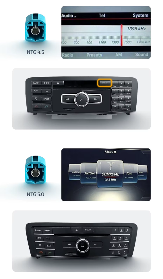 Штатная магнитола Teyes LUX ONE 6/128 Mercedes-Benz CLS-Class C218 X218 W218 (NTG 5.0) (2010-2018)