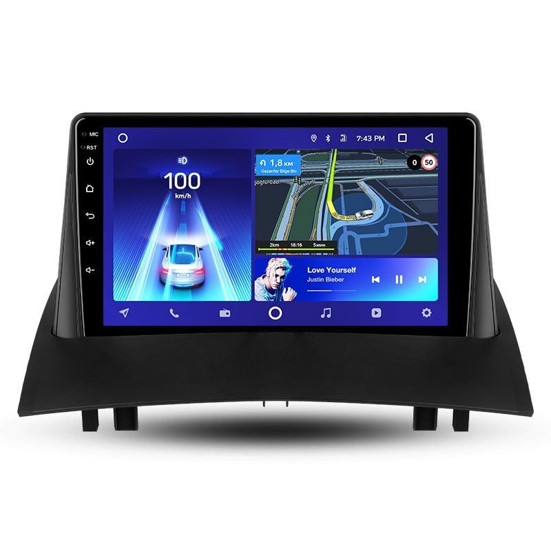 Переходная рамка Renault Megane 2 (2002-2009) (9")