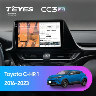 Штатная магнитола Teyes CC3 2K 360 6/128 Toyota C-HR 1 (2016-2023) F1