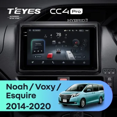 Штатная магнитола Teyes CC4 Pro 8/128 Toyota Voxy III R80 (2014-2020) Правый руль