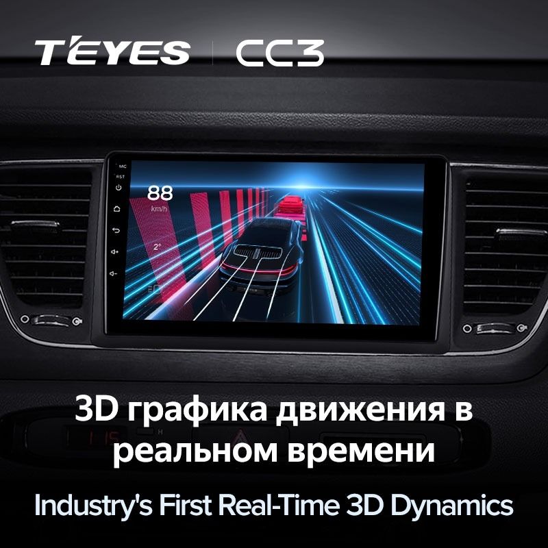 Штатная магнитола Teyes CC3 4/32 Kia Carnival YP (2014-2021) F1 Тип-B
