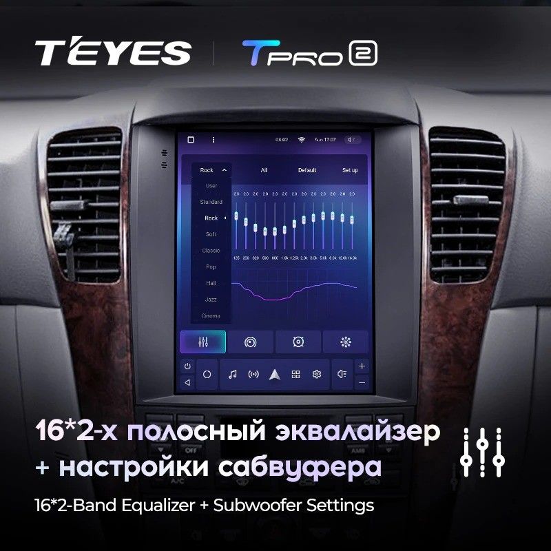 Штатная магнитола Tesla style Teyes TPRO 2 4/32 Kia Sorento BL (2002-2006)