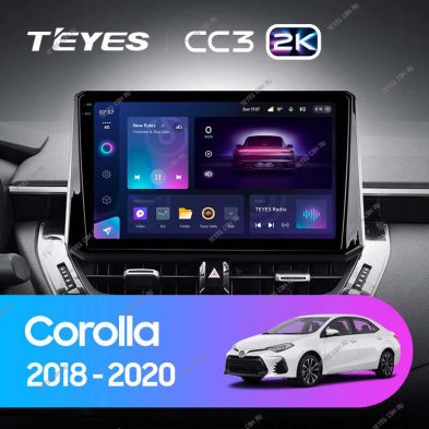 Штатная магнитола Teyes CC3 2K 6/128 Toyota Corolla 12 (2018-2020) Тип-A