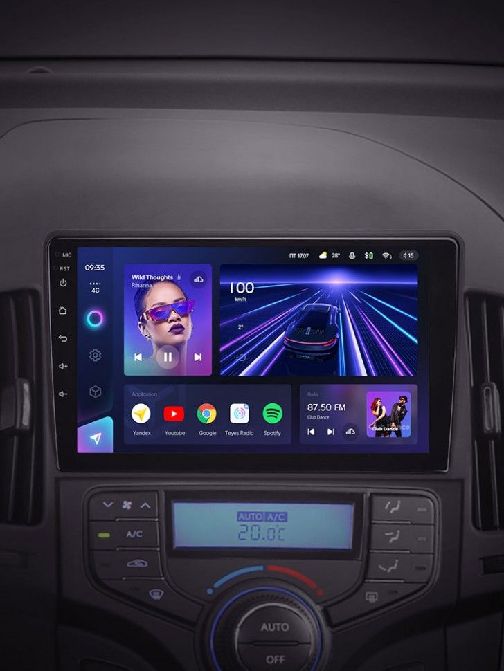 Штатная магнитола Teyes CC3 4/32 Hyundai i30 1 FD (2007-2012) F2