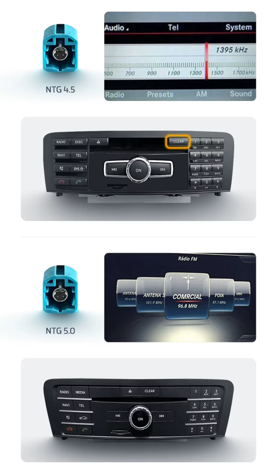 Штатная магнитола Teyes LUX ONE 6/128 Mercedes-Benz GLA-Class X156 (NTG 5.0) (2015-2020)