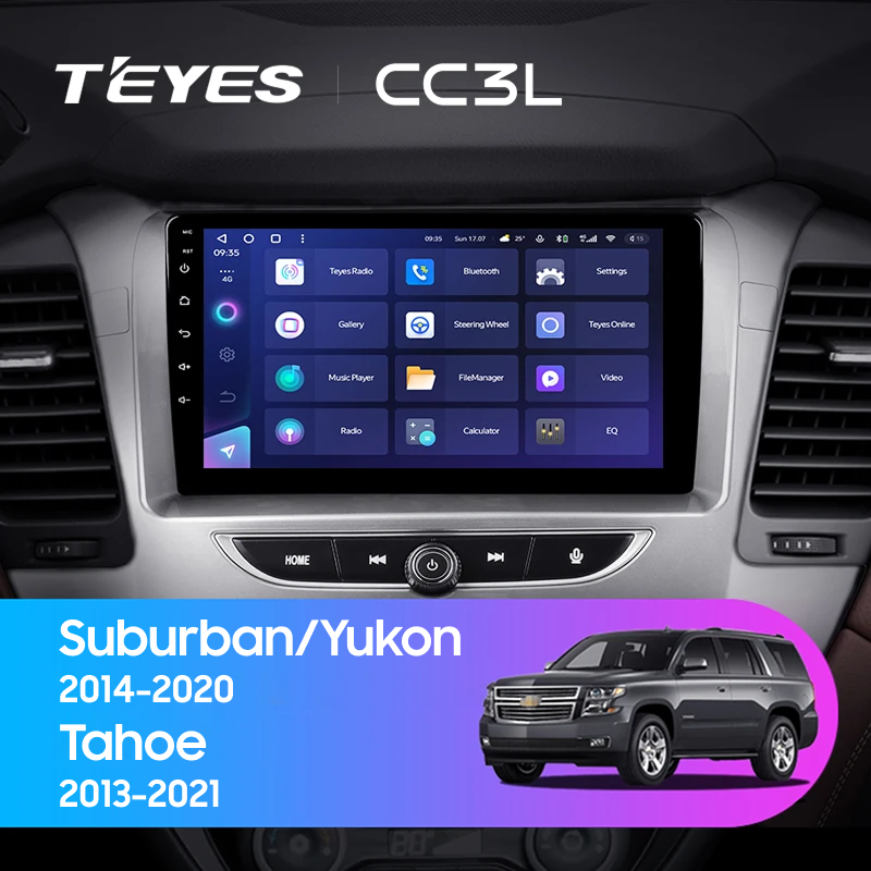 Штатная магнитола Teyes CC3L 4/32 GMC Yukon (2014-2020)