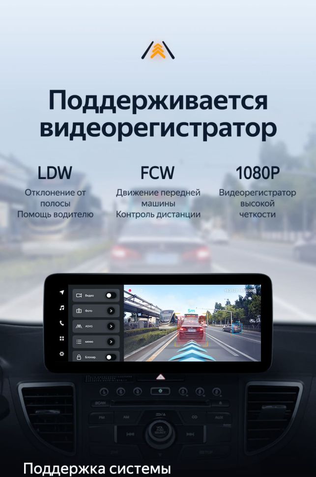 Штатная магнитола Teyes LUX ONE 4/32 Honda CR-V 4 RM RE (2011-2018) Тип-B